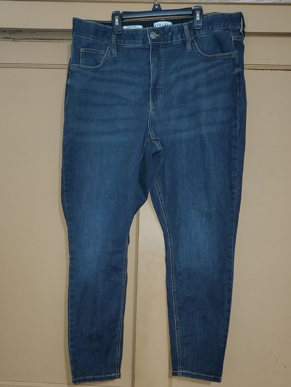 Ava & Viv Women's Dark Blue Skinny Jeans
